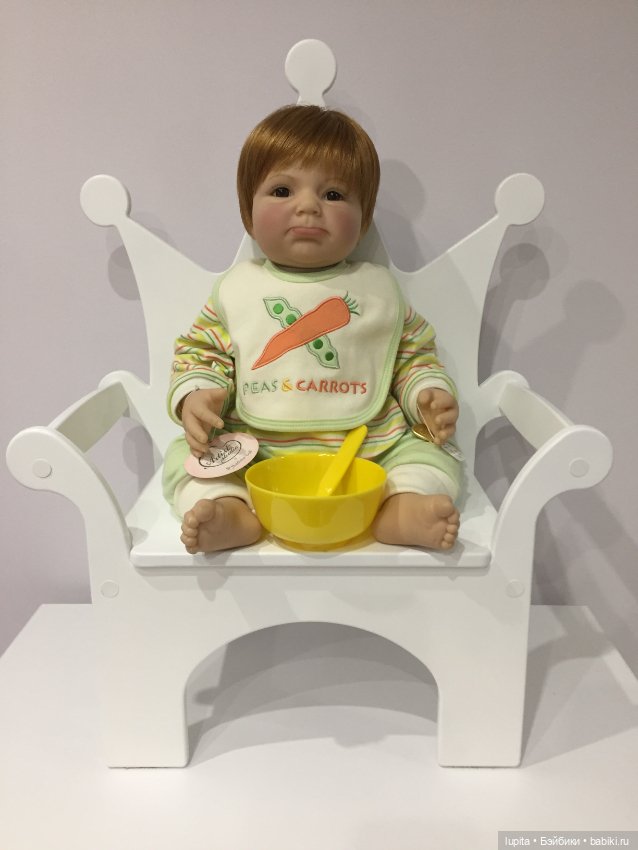 Рыжий малыш "Peas and Carrots" Lee Middleton doll от автора Reva Schick (фото 6)