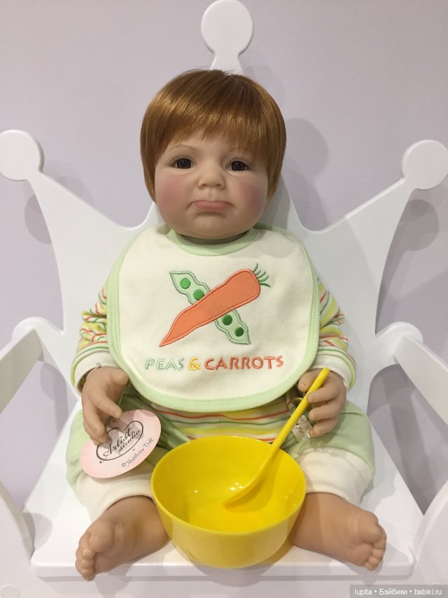 Рыжий малыш "Peas and Carrots" Lee Middleton doll от автора Reva Schick (фото 7)
