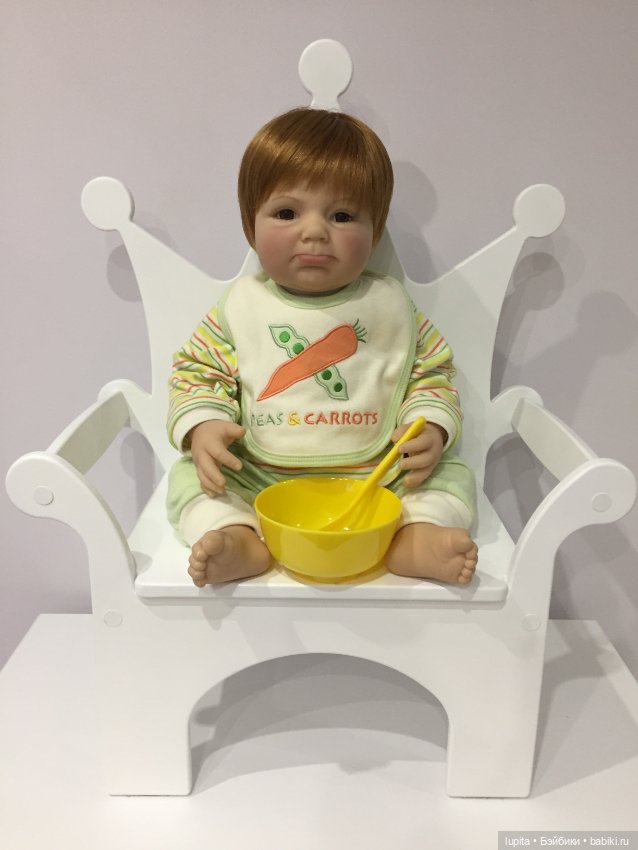 Рыжий малыш "Peas and Carrots" Lee Middleton doll от автора Reva Schick (фото 2)