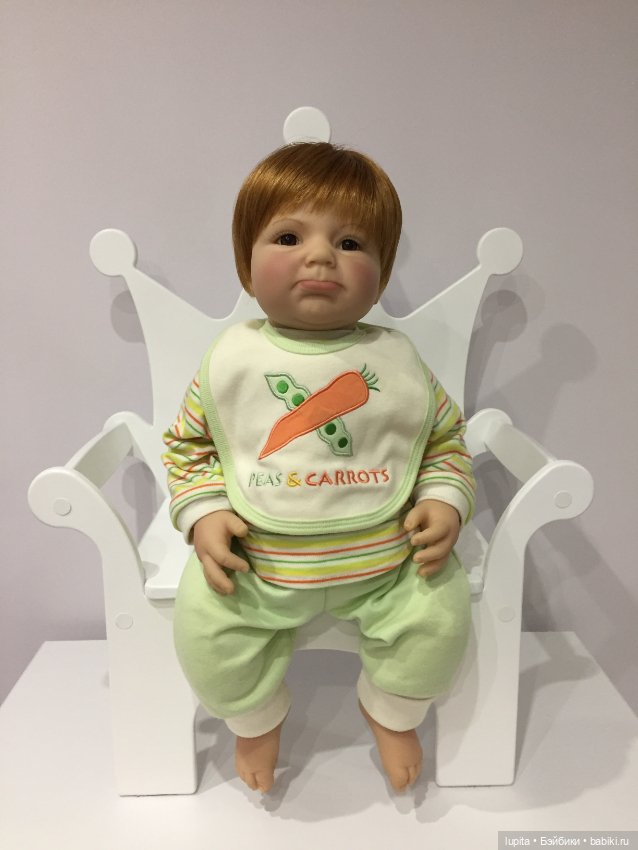 Рыжий малыш "Peas and Carrots" Lee Middleton doll от автора Reva Schick