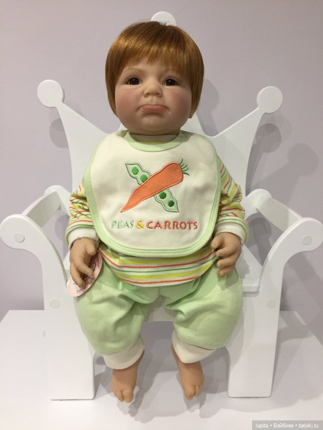 Рыжий малыш "Peas and Carrots" Lee Middleton doll от автора Reva Schick