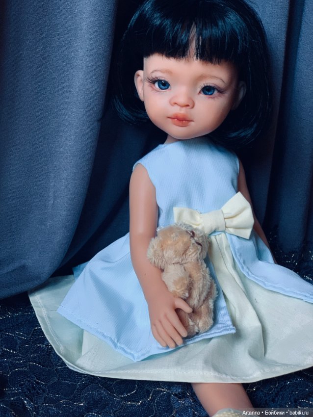Девочка по имени Сакура — ООАК Paola Reina (Паола Рейна) и испанских кукол: перерисовка (фото 2)