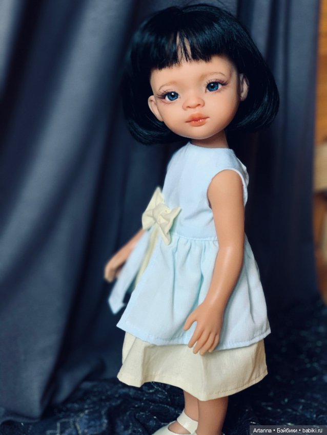 Девочка по имени Сакура — ООАК Paola Reina (Паола Рейна) и испанских кукол: перерисовка (фото 5)