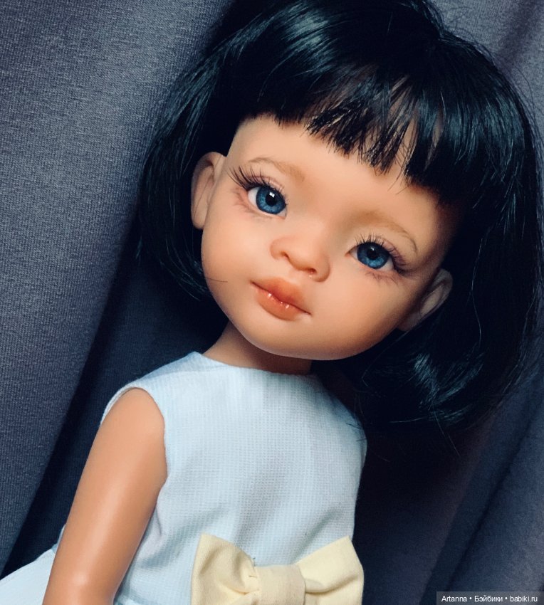 Девочка по имени Сакура — ООАК Paola Reina (Паола Рейна) и испанских кукол: перерисовка (фото 7)