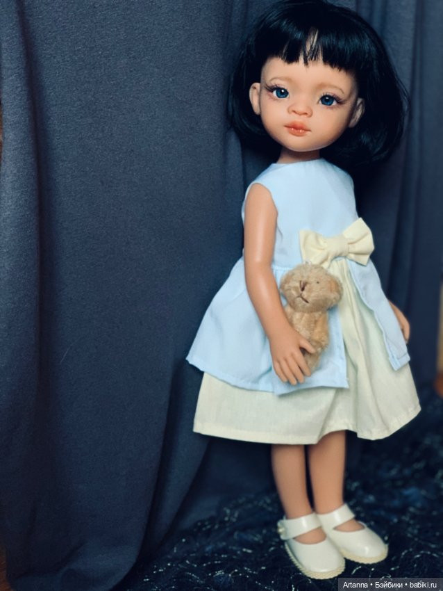 Девочка по имени Сакура — ООАК Paola Reina (Паола Рейна) и испанских кукол: перерисовка (фото 6)