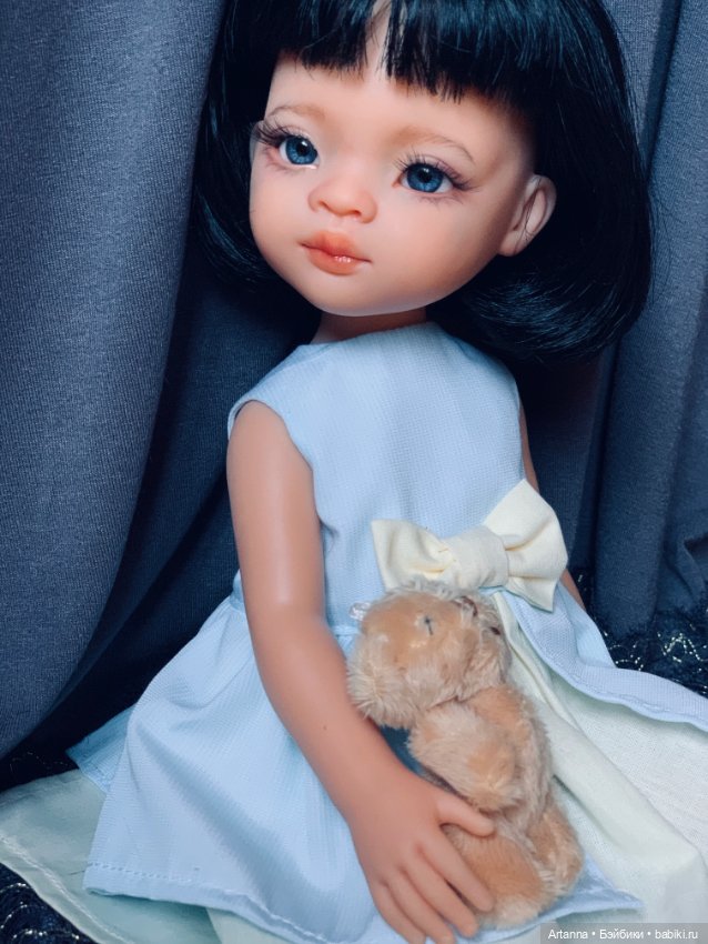 Девочка по имени Сакура — ООАК Paola Reina (Паола Рейна) и испанских кукол: перерисовка (фото 3)