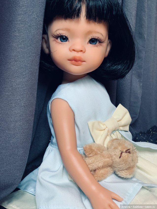 Девочка по имени Сакура — ООАК Paola Reina (Паола Рейна) и испанских кукол: перерисовка (фото 4)