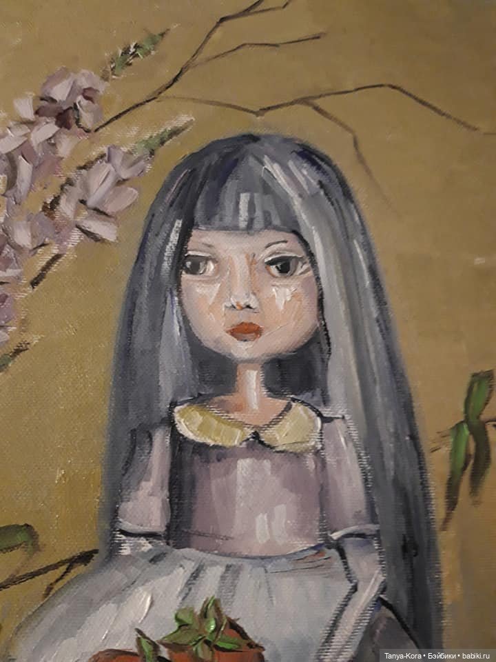 Моя живопись. Портрет новой куклы (фото 3)
