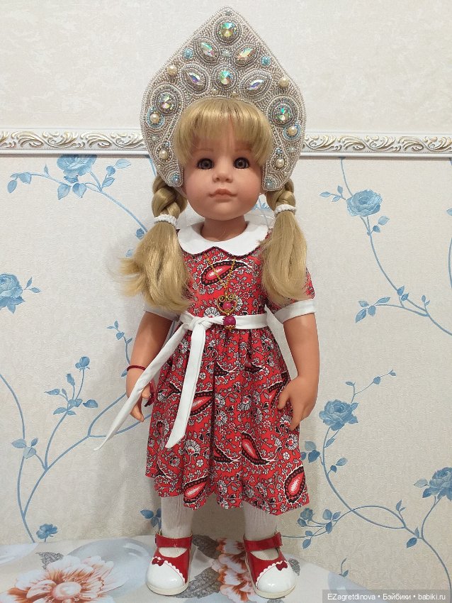 Кокошник Аврора для Готц и аналогичных кукол (фото 9)