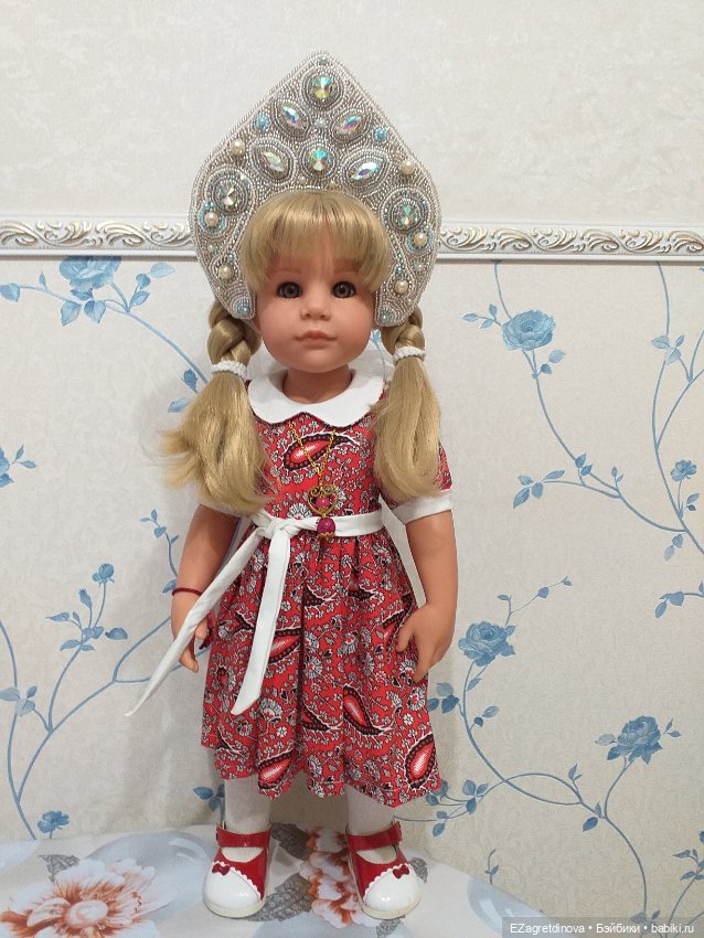 Кокошник Аврора для Готц и аналогичных кукол