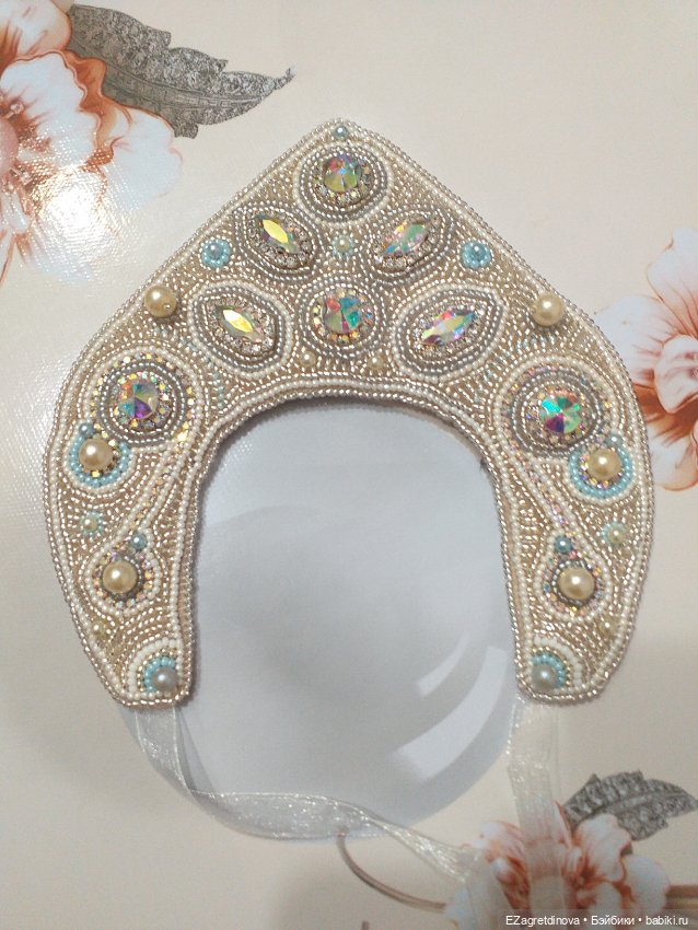 Кокошник Аврора для Готц и аналогичных кукол