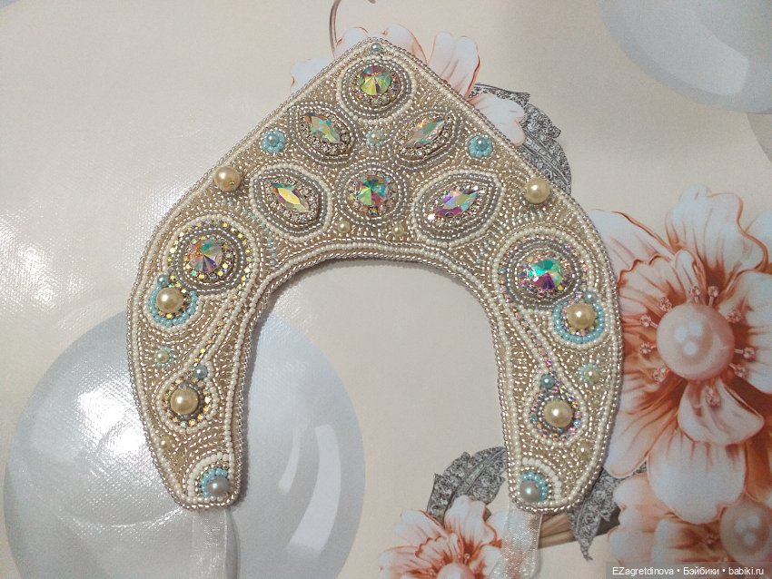 Кокошник Аврора для Готц и аналогичных кукол