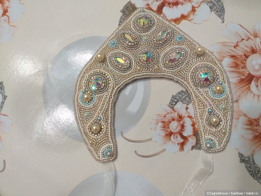 Кокошник Аврора для Готц и аналогичных кукол (фото 2)