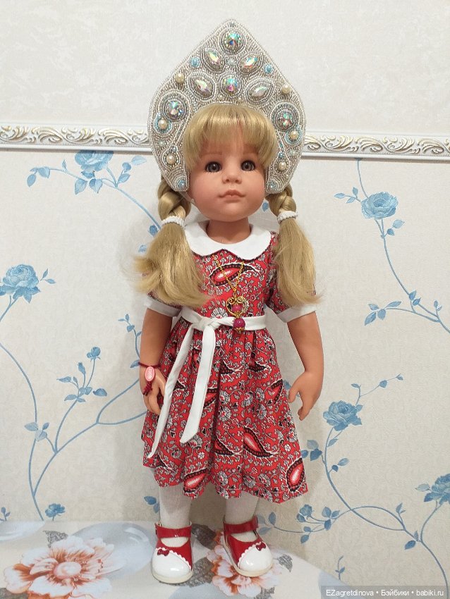 Кокошник Аврора для Готц и аналогичных кукол (фото 8)