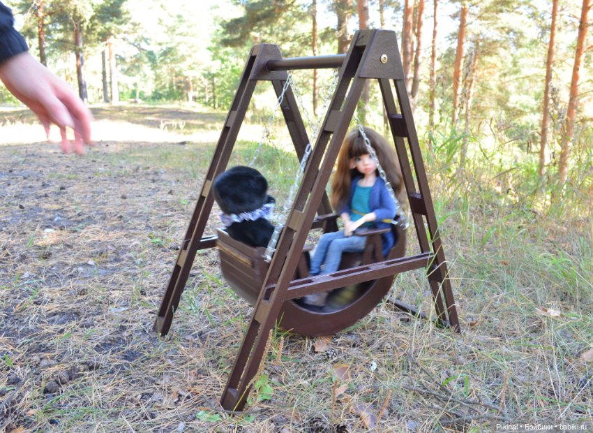 Покачаемся? Качельки а-Л-я лодочка