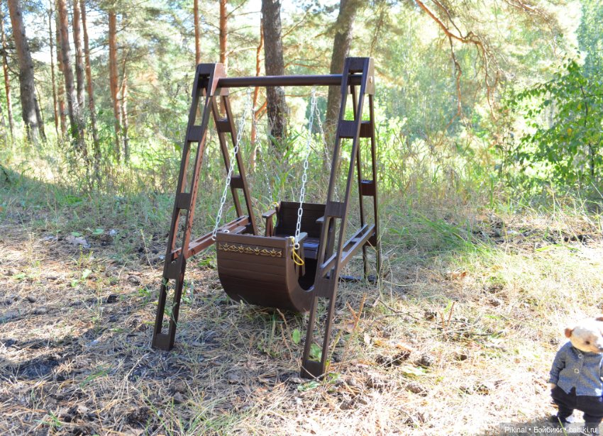 Покачаемся? Качельки а-Л-я лодочка