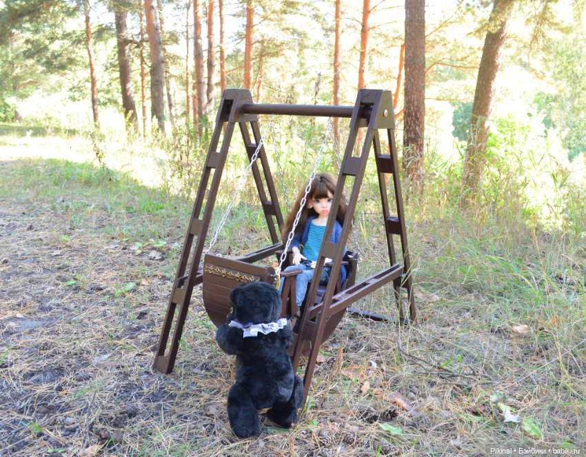 Покачаемся? Качельки а-Л-я лодочка