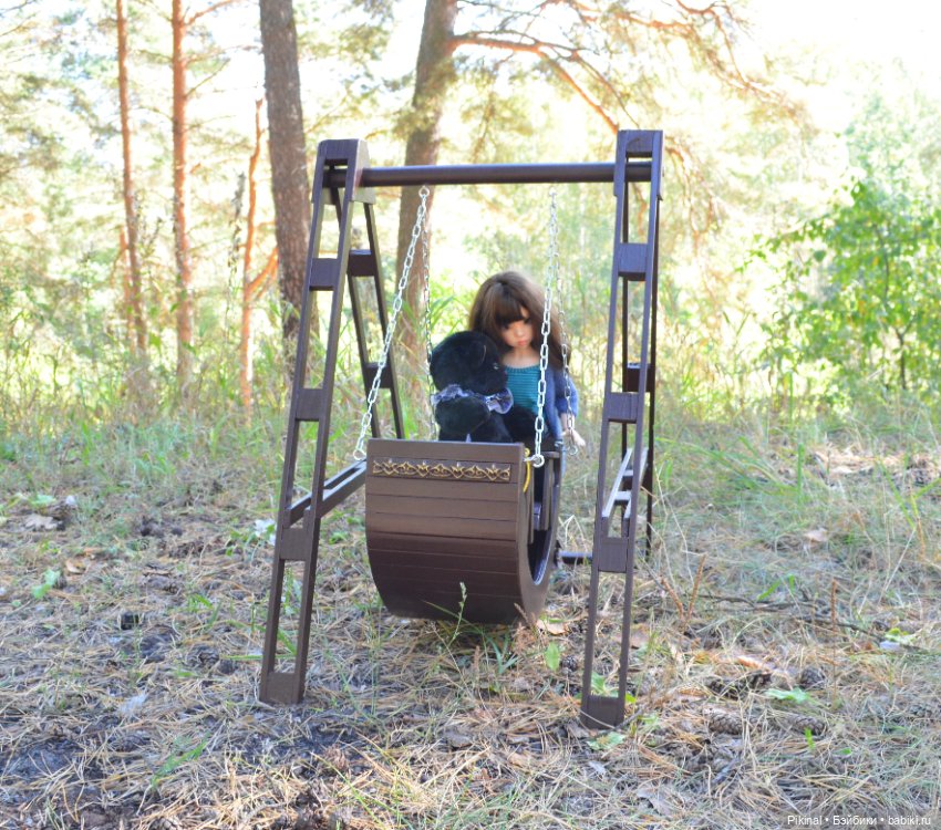 Покачаемся? Качельки а-Л-я лодочка