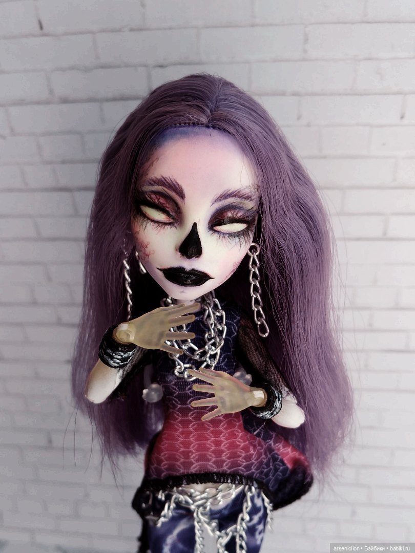 Акварельный призрак — ООАК Monster High и Ever After High: репейнт (фото 7)