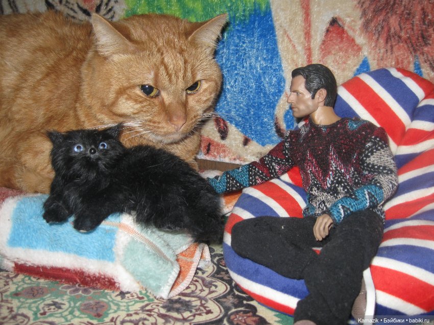 Рыжий пушистый захват — Разные шарнирные куклы (не БЖД): редкие