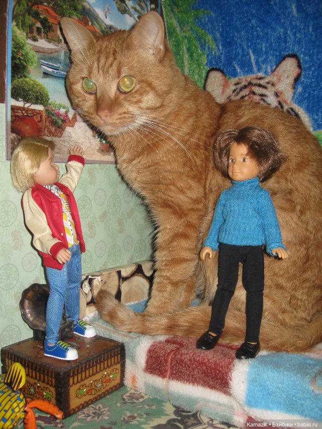 Рыжий пушистый захват — Разные шарнирные куклы (не БЖД): редкие