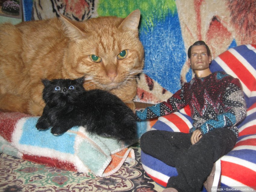 Рыжий пушистый захват — Разные шарнирные куклы (не БЖД): редкие