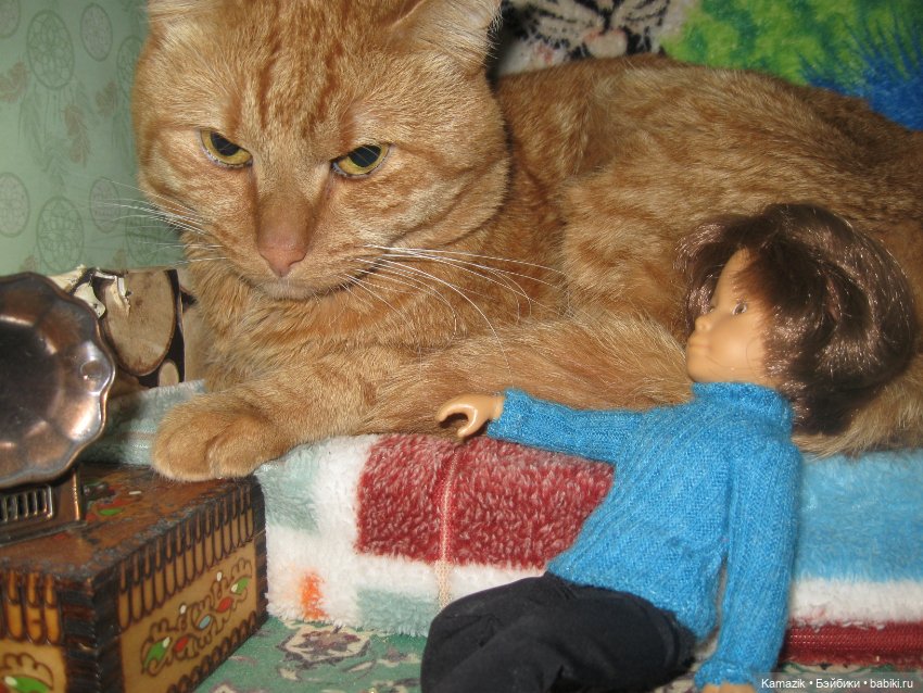 Рыжий пушистый захват — Разные шарнирные куклы (не БЖД): редкие