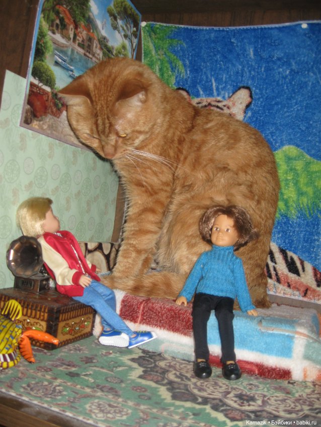 Рыжий пушистый захват — Разные шарнирные куклы (не БЖД): редкие