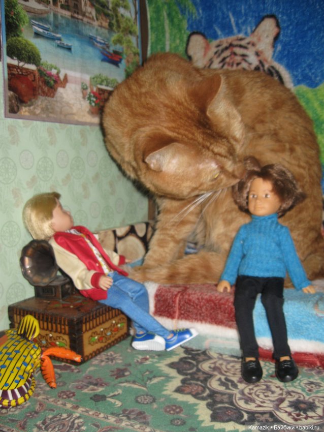 Рыжий пушистый захват — Разные шарнирные куклы (не БЖД): редкие