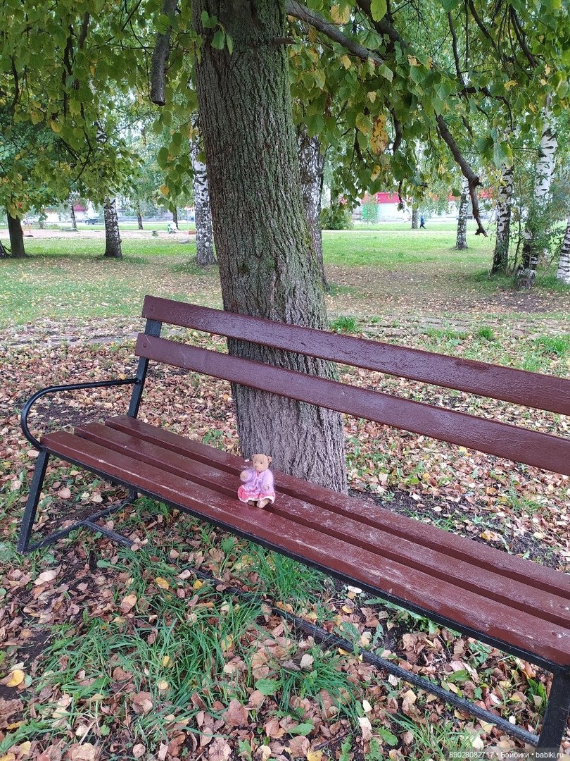 Мишка Маша на прогулке — Авторские мишки Тедди и друзья: фото (фото 8)