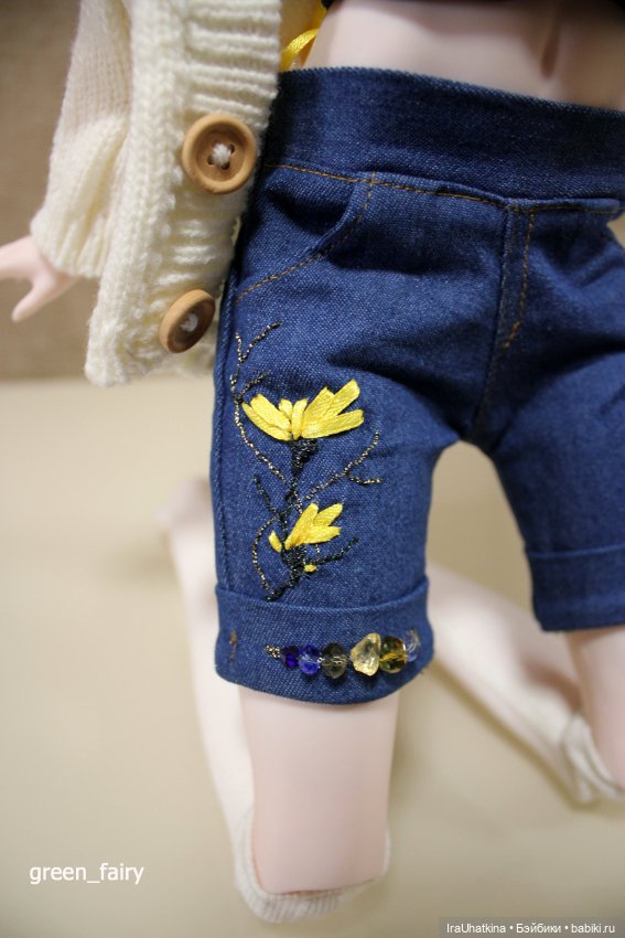 Хваст одежкой. Джинсовая двойка "корсет и шортики" для нежной девочки DBS