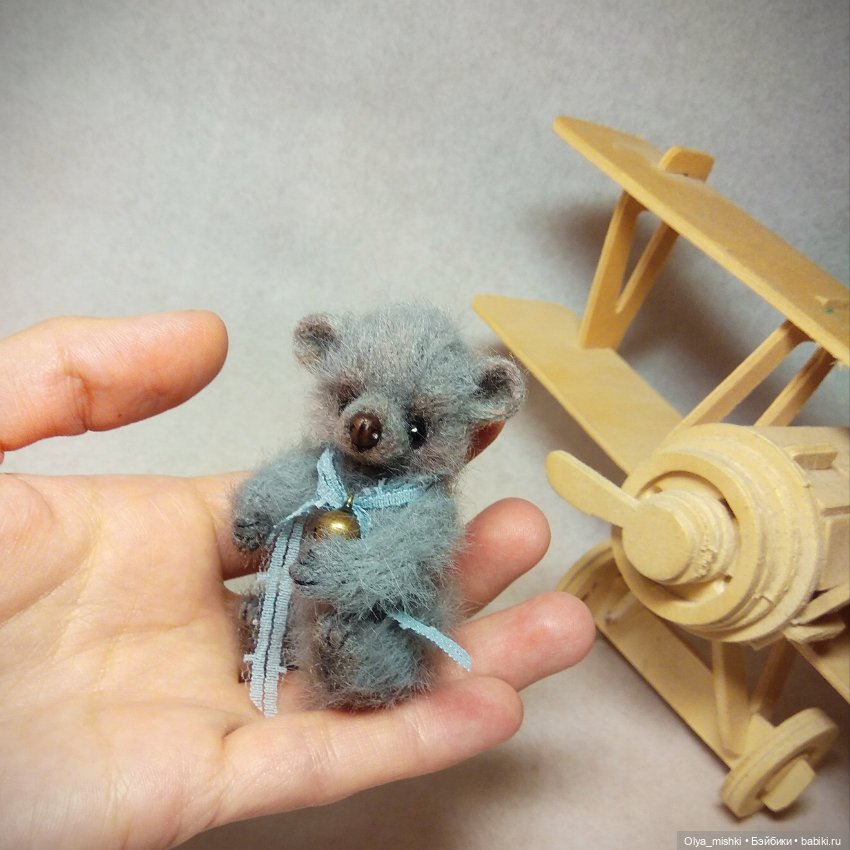 Мишка и аэроплан — Авторские мишки Тедди и друзья: фото (фото 10)