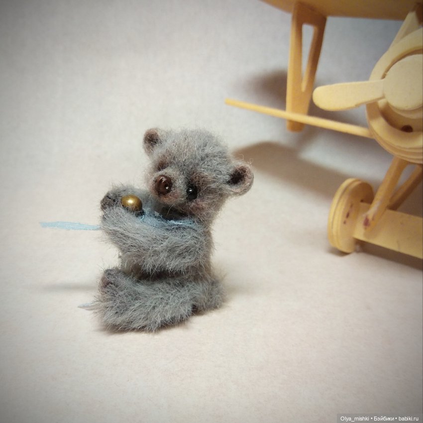 Мишка и аэроплан — Авторские мишки Тедди и друзья: фото