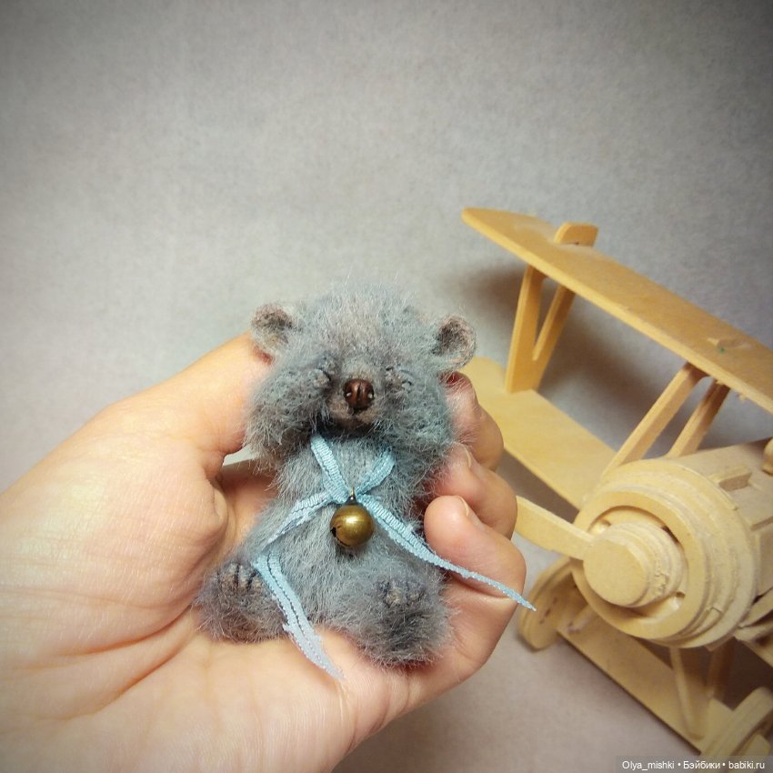 Мишка и аэроплан — Авторские мишки Тедди и друзья: фото (фото 7)