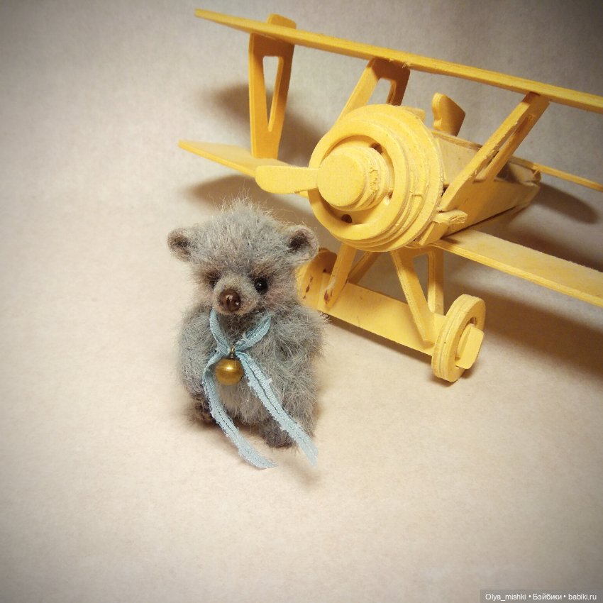 Мишка и аэроплан — Авторские мишки Тедди и друзья: фото (фото 5)