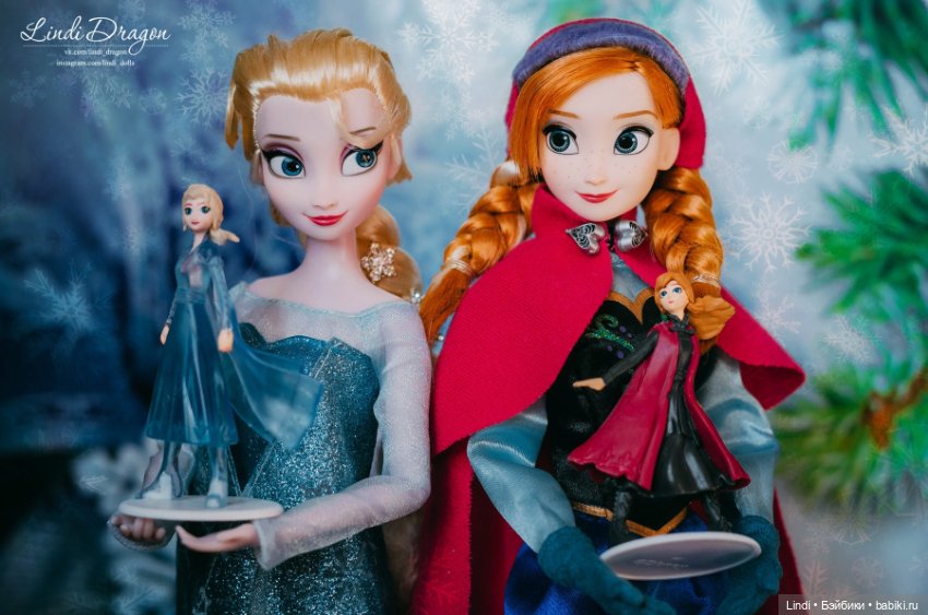 Сёстры Frozen — Куклы Disney Animators и Принцессы Диснея: Disney Store