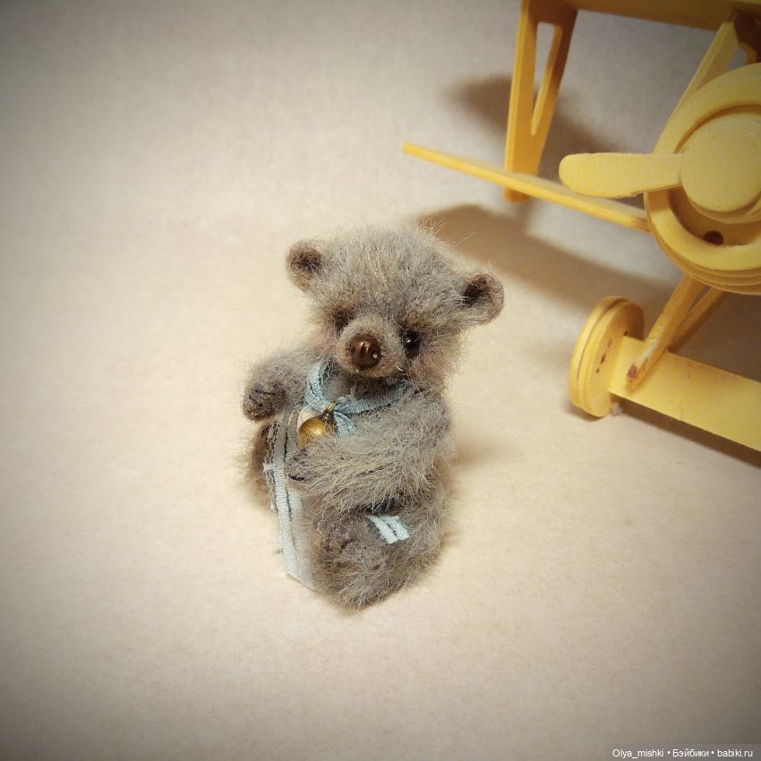 Мишка и аэроплан — Авторские мишки Тедди и друзья: фото (фото 2)