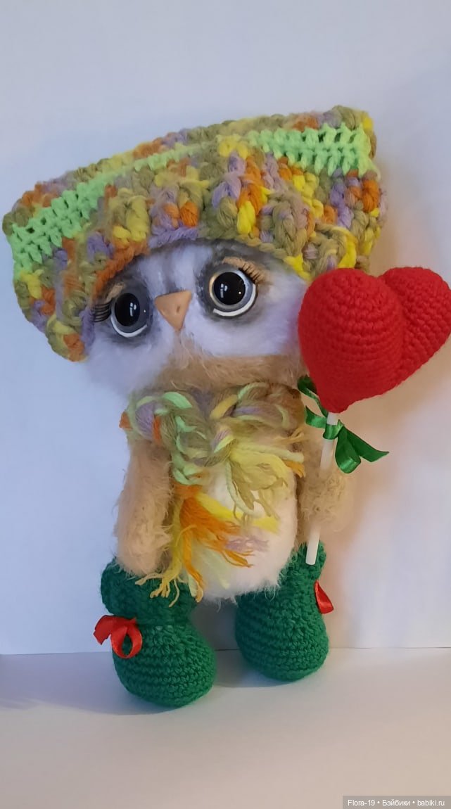 Совушка — Вязаные игрушки и амигуруми: крючком