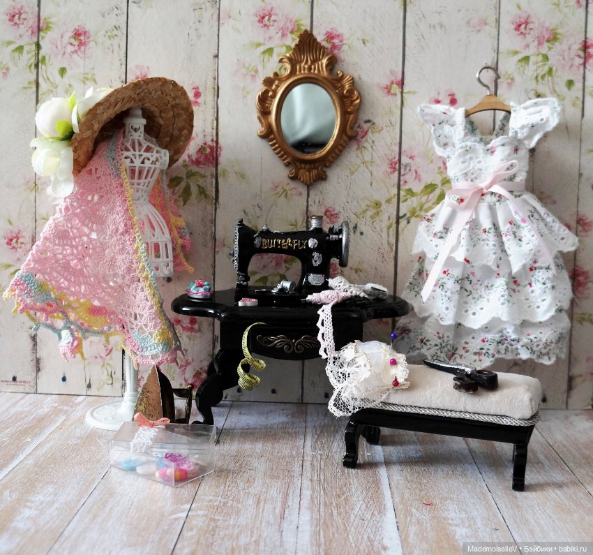 Уголок рукодельницы — Мебель для кукол и домиков: фото