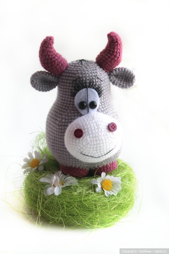 Бычок — Вязаные игрушки и амигуруми: крючком (фото 4)