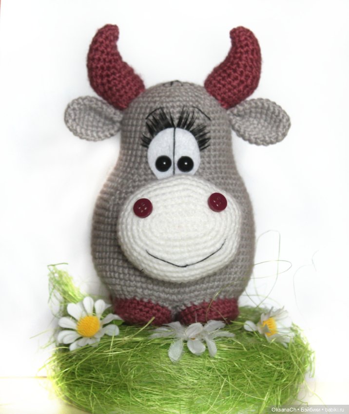 Бычок — Вязаные игрушки и амигуруми: крючком (фото 3)