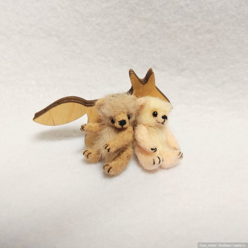 Зефир и Какао — Валяные игрушки из шерсти: сухое валяние (фото 10)