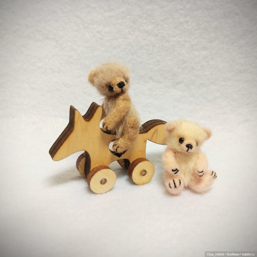 Зефир и Какао — Валяные игрушки из шерсти: сухое валяние (фото 2)