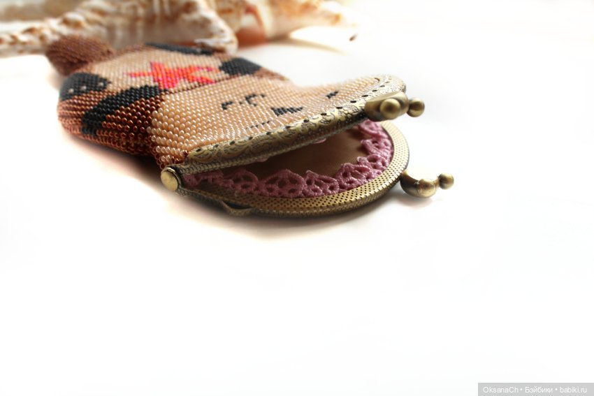 Кошелек Выдра 2 — Наши хобби и творчество: вышивка (фото 4)