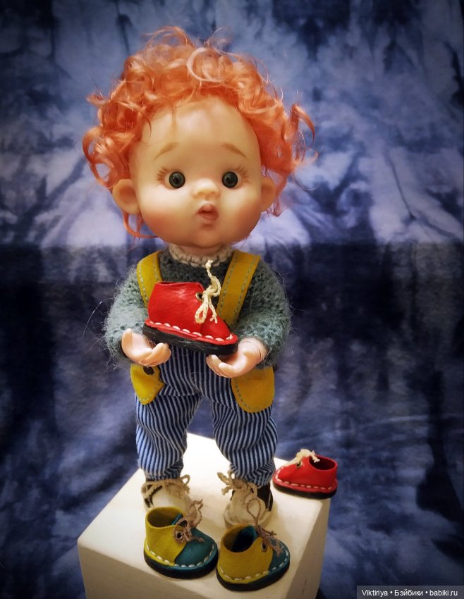 Рыжик. Моя давняя мечта — Авторские шарнирные куклы своими руками: лепка (фото 9)
