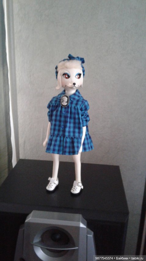 Модница Питина. Винтажная собачка 1966г