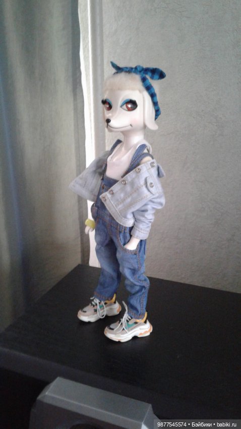 Модница Питина. Винтажная собачка 1966г (фото 5)