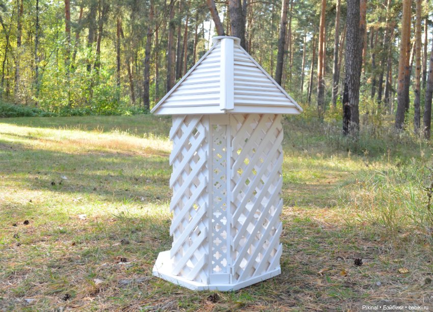 Беседка-патио с перголами