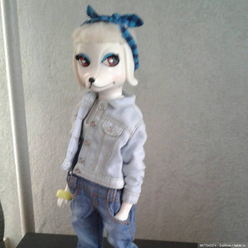 Модница Питина. Винтажная собачка 1966г (фото 3)