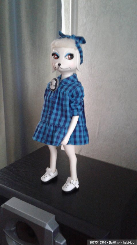 Модница Питина. Винтажная собачка 1966г (фото 10)